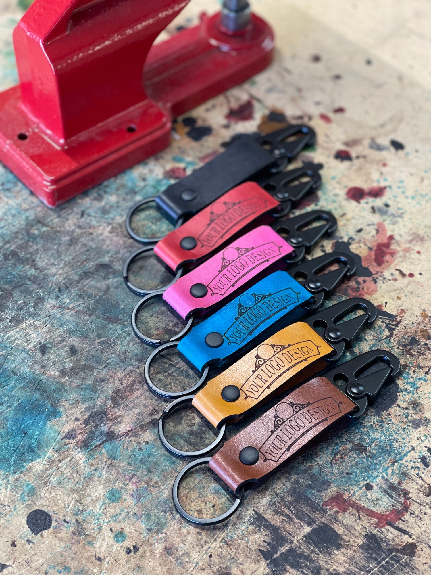 Leather Keychains