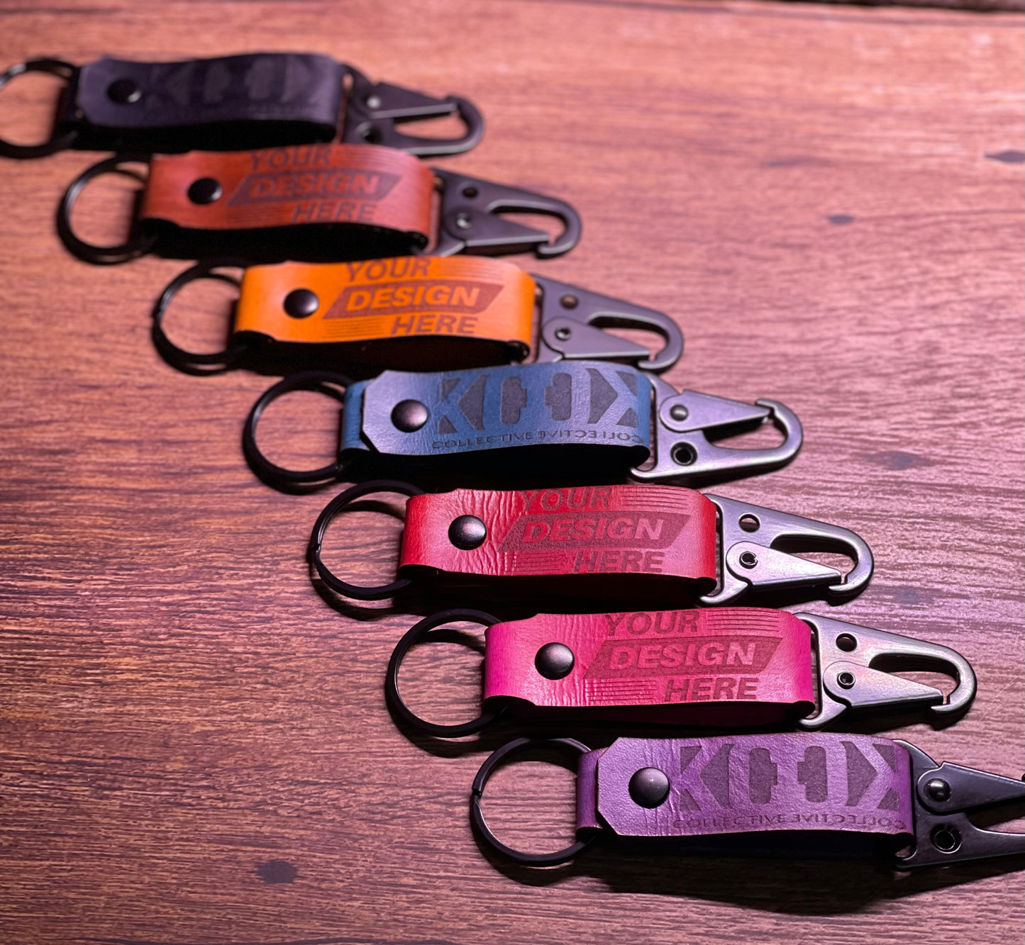 Custom/Wholesale Leather Keychains