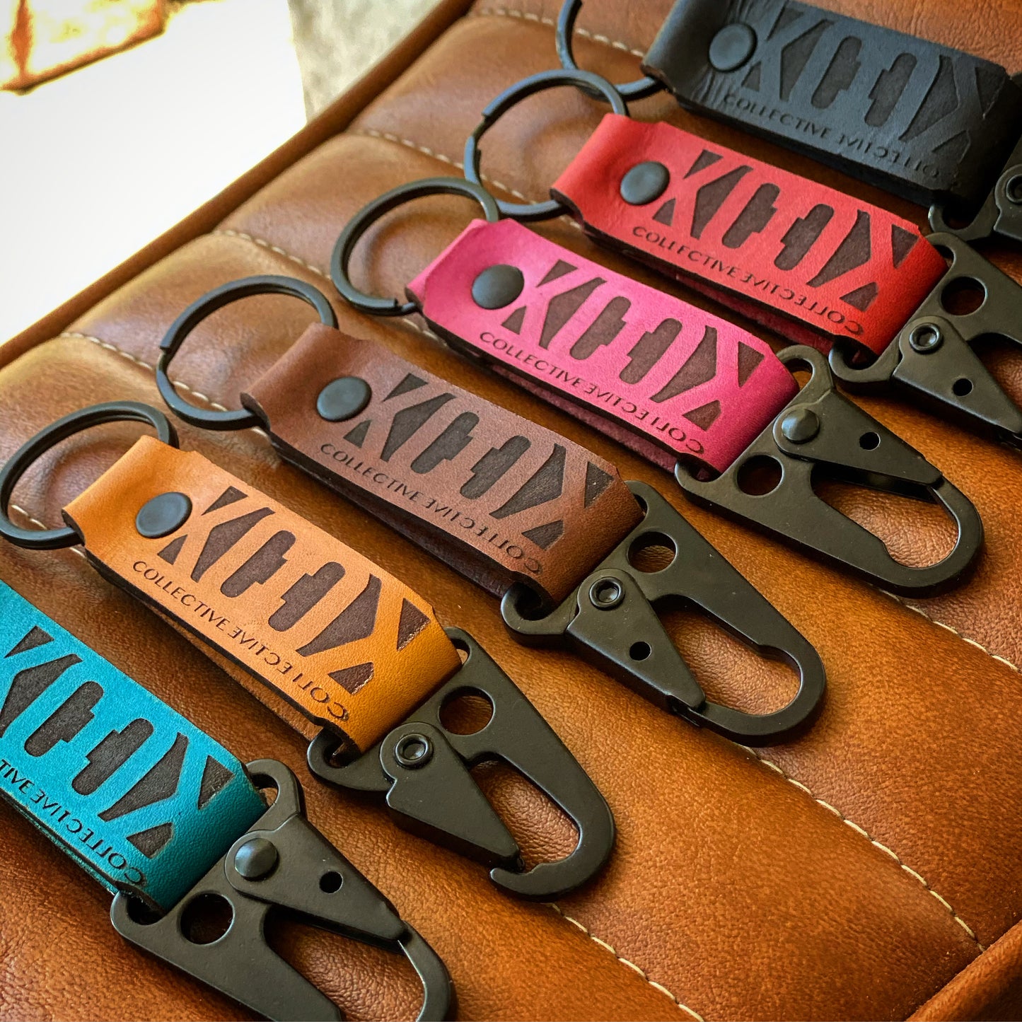 Custom/Wholesale Leather Keychains