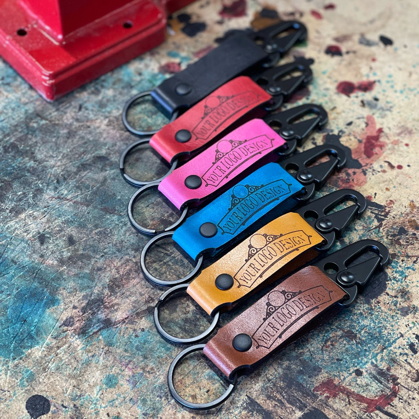 Custom/Wholesale Leather Keychains