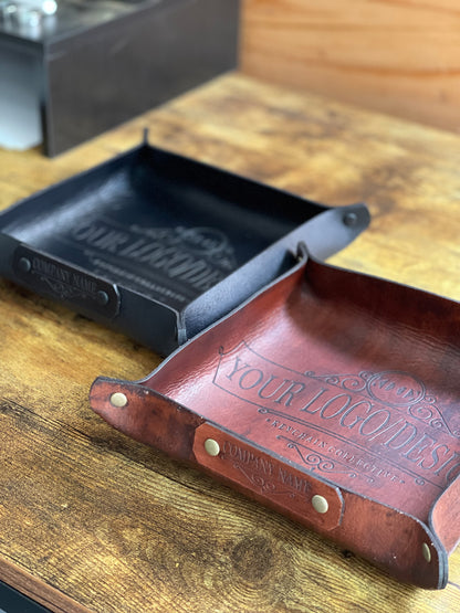 Custom Leather Valet Tray
